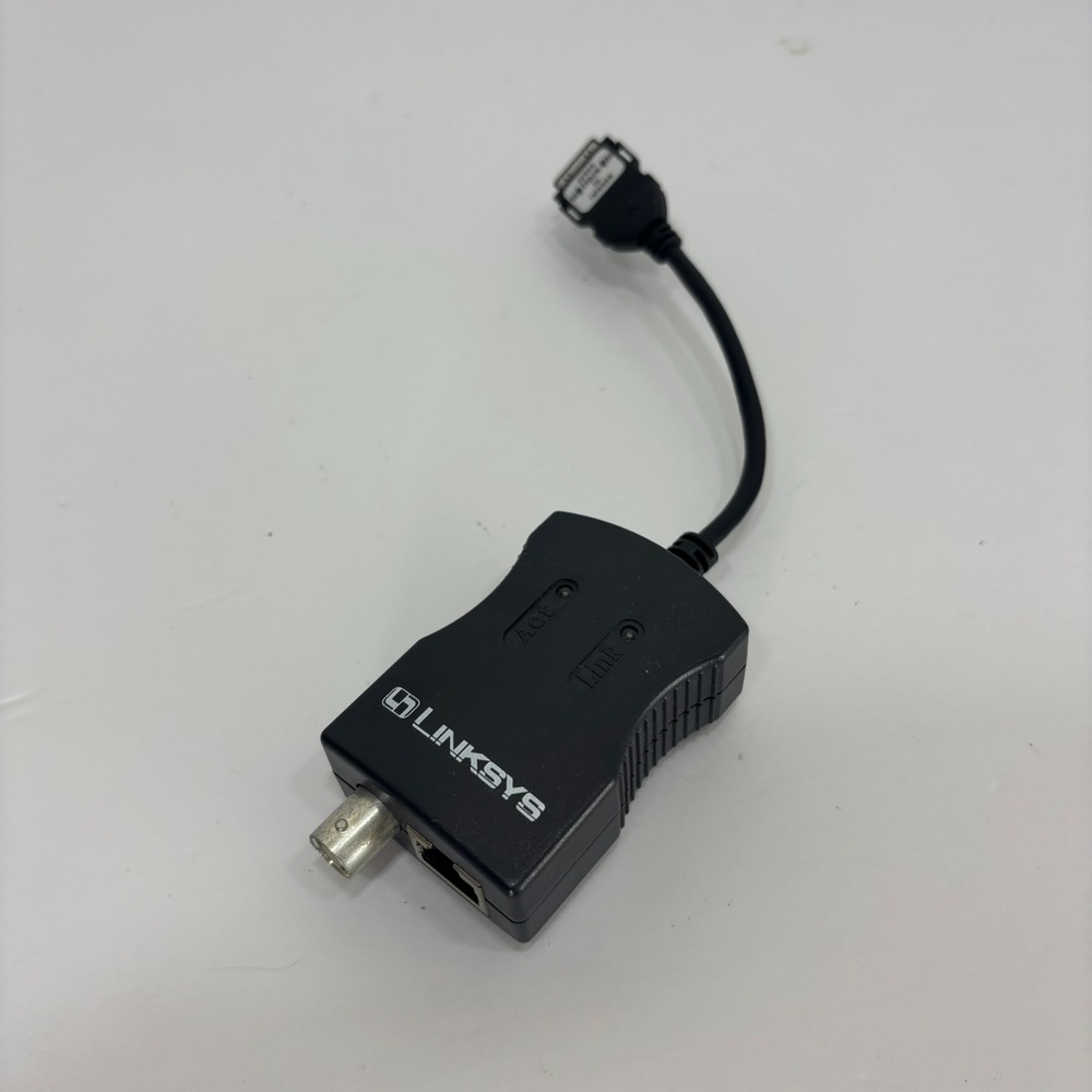 Linksys Ethernet Card PCMCIA PC Media Coupler Adapter